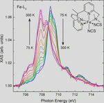 Spin Crossover in a Vacuum-Deposited Submonolayer of a Molecular Iron(II) Complex