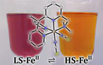 Bulk spin-crossover in the complex [FeL(NCS)₂] of a tris(pyridyl)ethane-derived N₄-ligand—a temperature-dependent crystallographic study