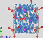 Single-crystal neutron diffraction on γ-LiAlO₂: structure determination and estimation of lithium diffusion pathway